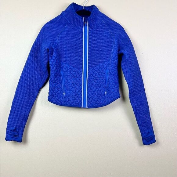 NWT Free People Movement Jacket Run Blue Size S - Picture 11 of 12